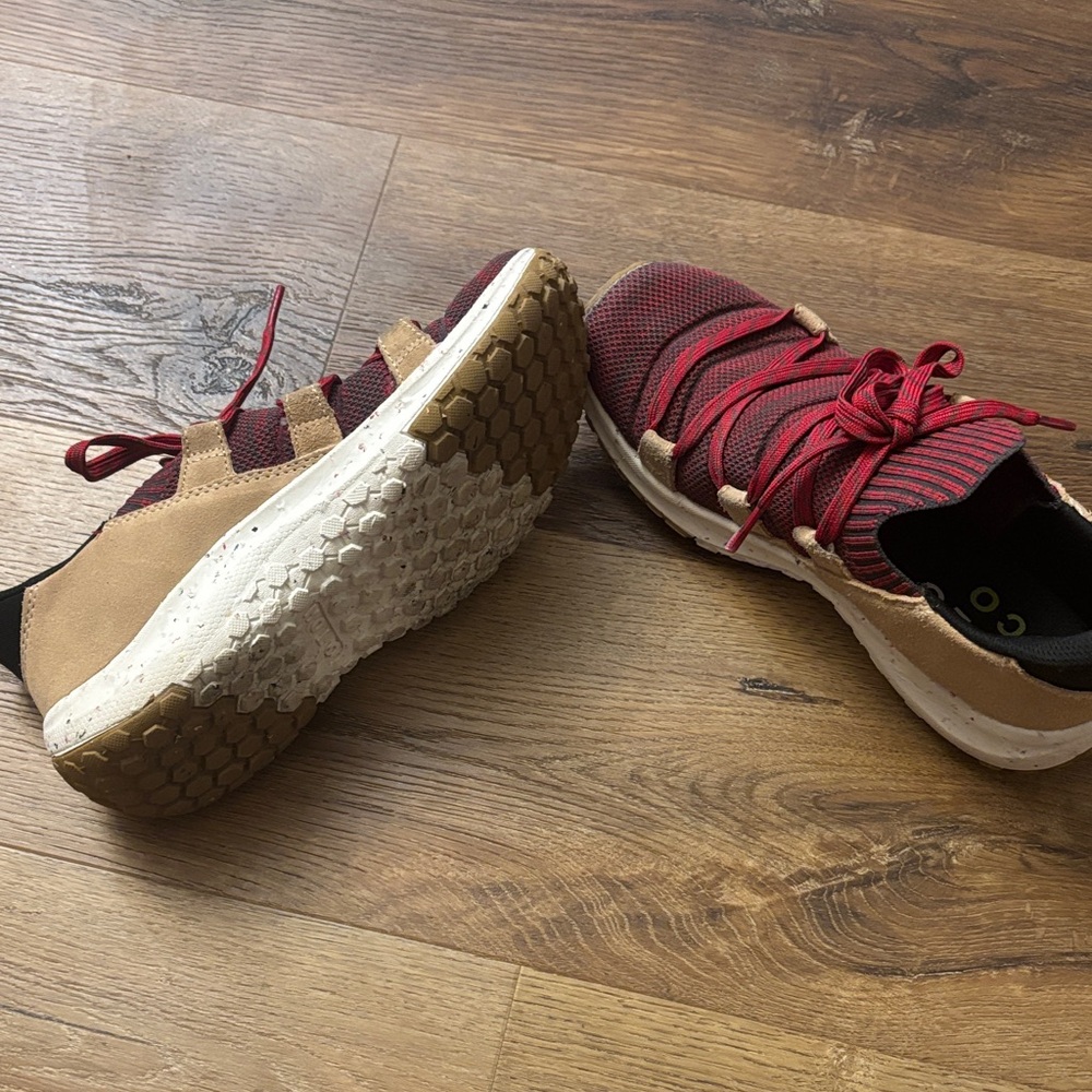 HOLO ECO Women's Stylish Red Athletic Sneakers - Picture 2 of 8